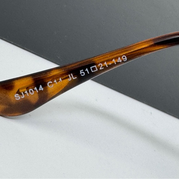 Sojos Sunglasses gold tortoise front polarized round - Picture 9 of 11